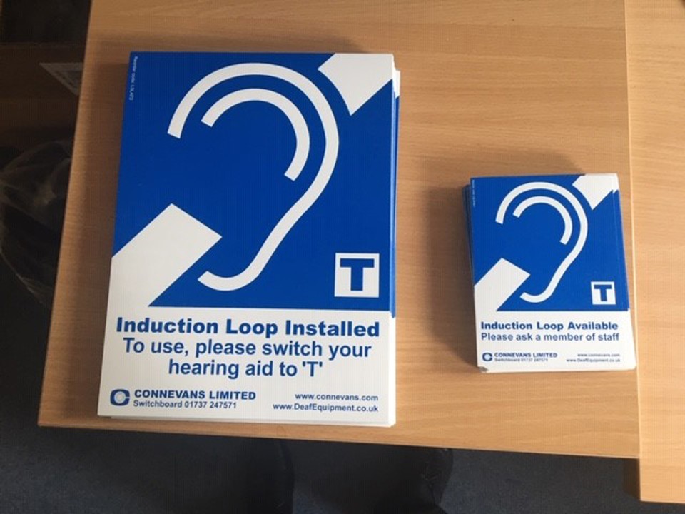 Induction loop leaflet
