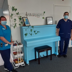 Sitting Room Piano With Staff