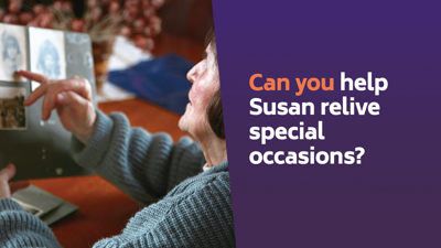 Can you help Susan relive special occasions?