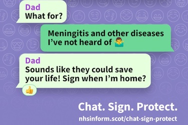 Chat Sign Protect campaign