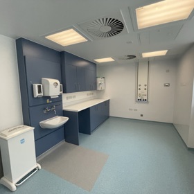 Image of new block area within the Day Surgery Unit at Queen Margaret Hospital