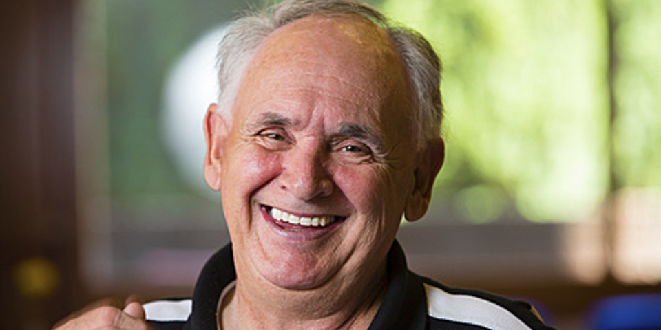 Older man smiling