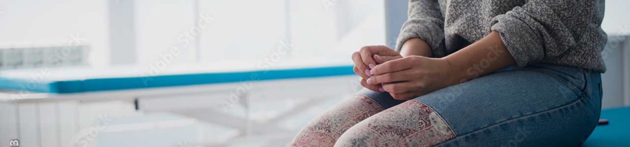 patient sitting waiting