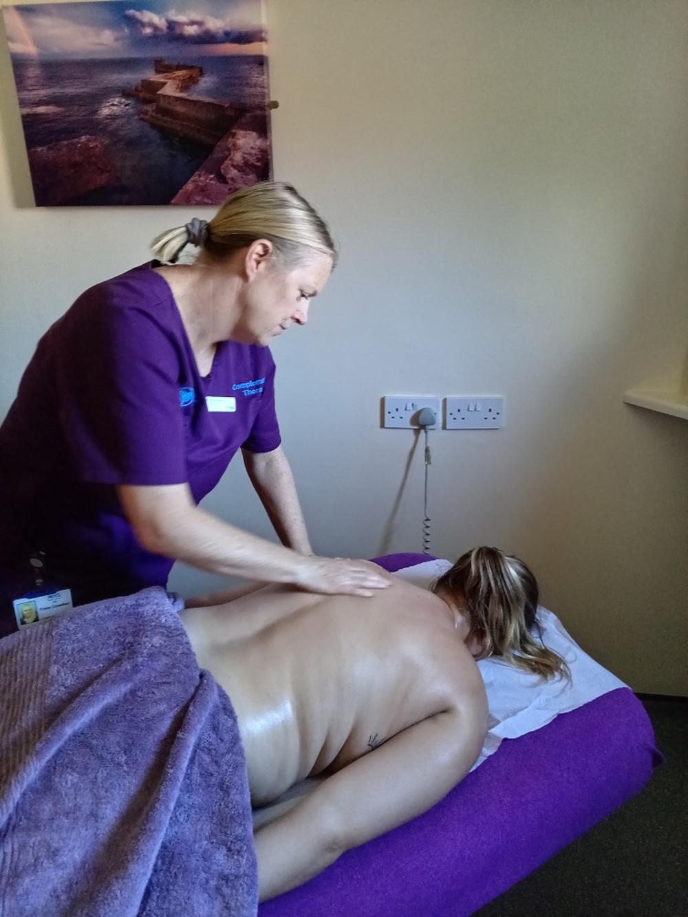 Karen Massaging Patient