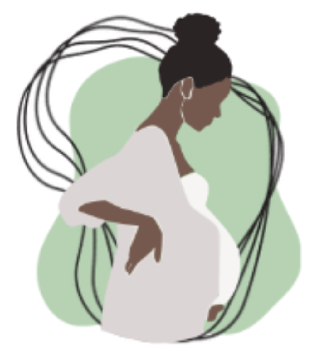 Side Profile Drawing Pregnant Woman