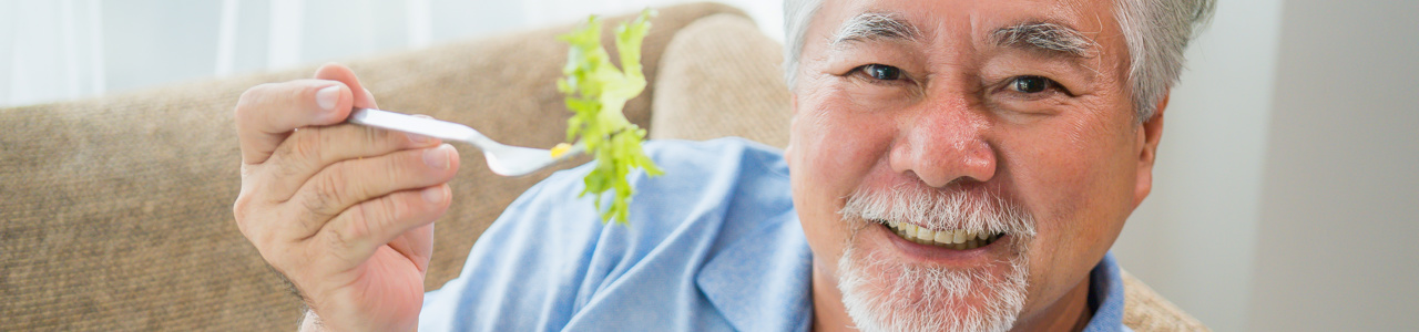Man With Salad Box