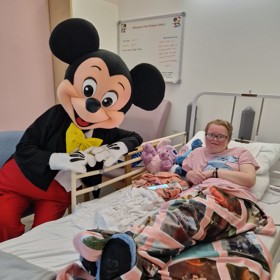 Mickey mouse at bedside
