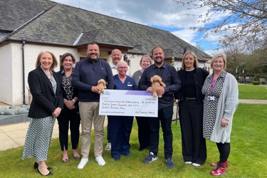 West Fife Family raise £37k for Fife Health Charity in memory of their late wife and mother