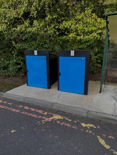 Bike Storage Queen Margaret Hospital