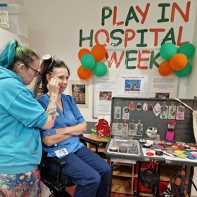 Two nurses at Play in hospital