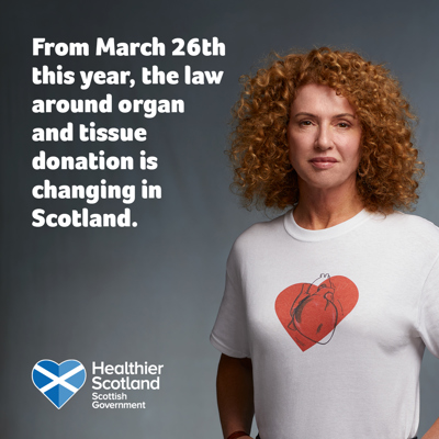 The law around organ donation is changing in Scotland