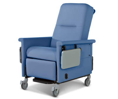 A specialist chair for patients undergoing treatment, funded by Fife Health Charity.