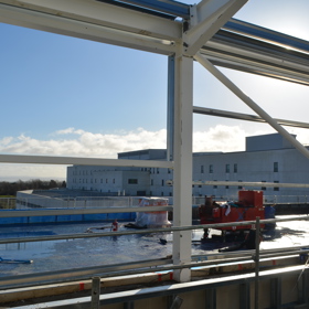 Construction work at NTC
