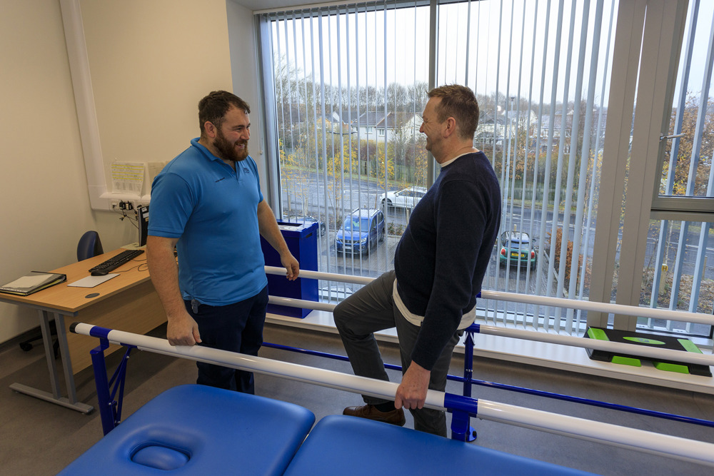 Patient in NTC with  physio