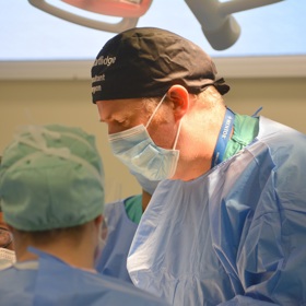 Surgeon operating