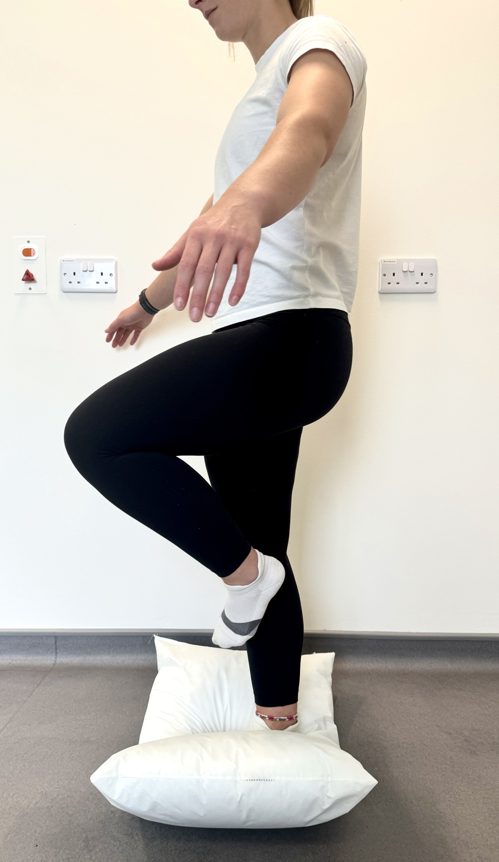 Single Leg Balance On Pillow