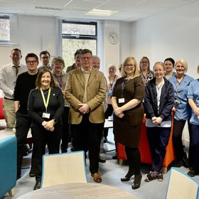 St Andrews Community Hospital Staff Wellbeing Hub Opening By Alistair Morris, Trustee Fife Health Charity