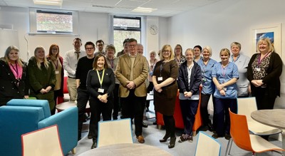 St Andrews Community Hospital Staff Wellbeing Hub Opening By Alistair Morris, Trustee Fife Health Charity