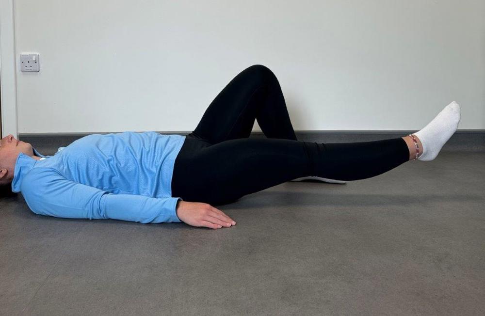Lying On Back One Leg Lift