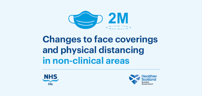 Changes to face coverings and distancing