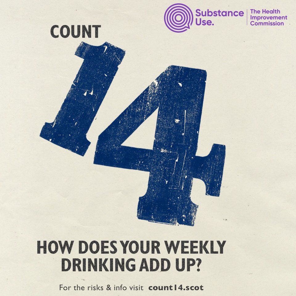 Count 14 how does your weekly drinking add up?