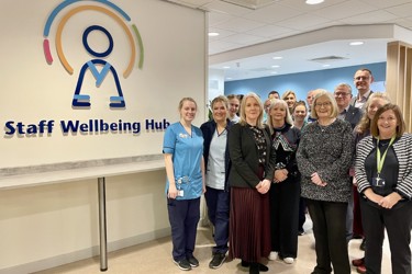 Three new staff wellbeing hubs officially opened in Fife hospitals