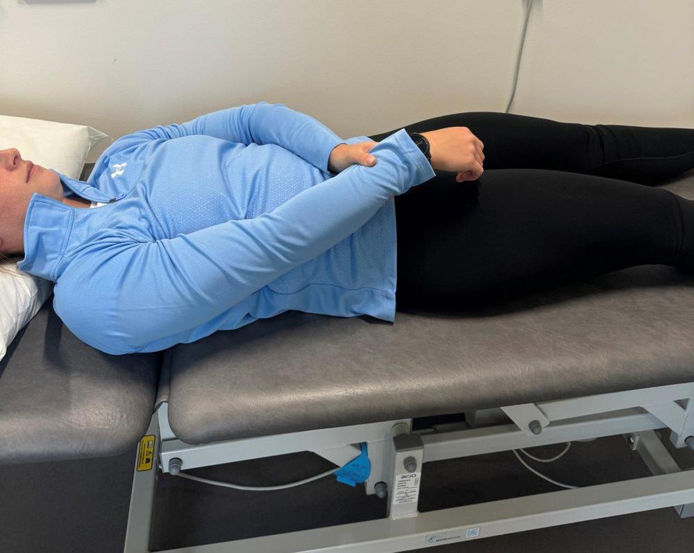 Supine Assisted Shoulder Flexion