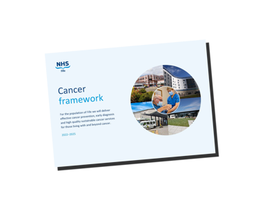 NHS Fife Cancer Framework 2022 25 Cover