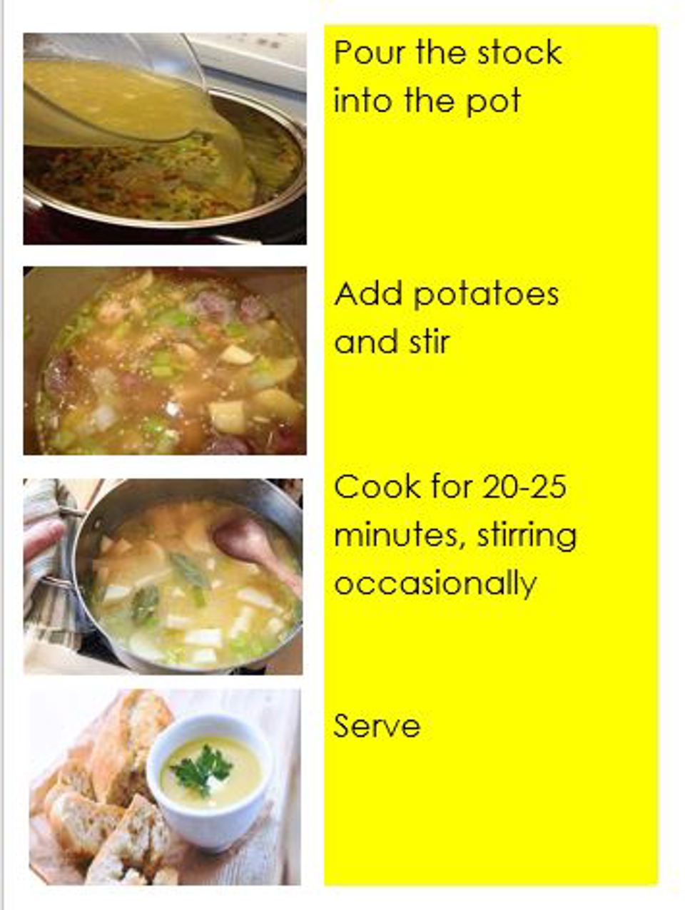 Making Leek & Potato soup Page 4