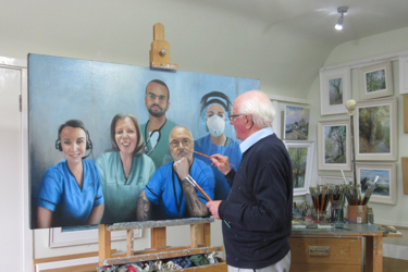 New portrait pays tribute to NHS heroes during COVID-19 pandemic