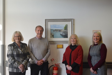 Long-serving volunteer remembered as commemorative artwork is unveiled