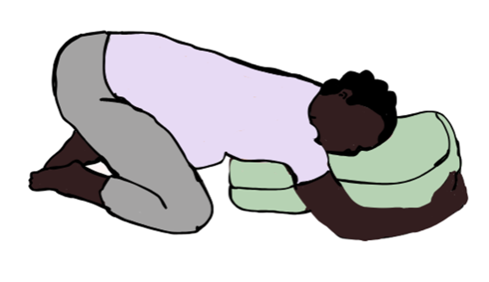 Stretch On Yoga Bolster