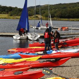 Lochore Meadows kayaking