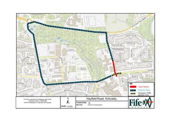 Temporary road closure on Whyteman’s Brae in Kirkcaldy from 16-20 December 2024