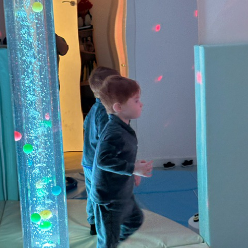 Boy In Sensory Unit