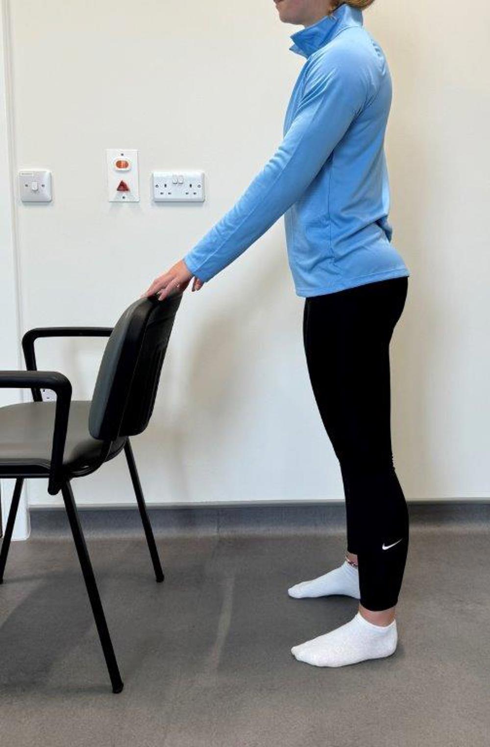 Stand Straight Bring Leg Back