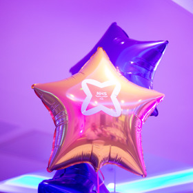Image of a branded balloon from the NHS Fife Staff Awards