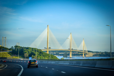 Transport officials have shut the Queensferry Crossing due to a risk of falling ice.