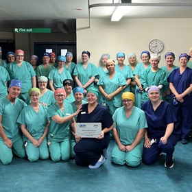 Group image of the QMH Theatre Team
