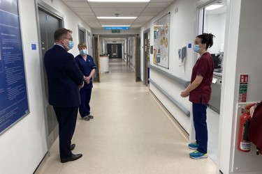 Chief Nursing Officer visits NHS Fife