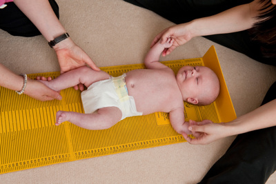 Health Visiting Baby being measured