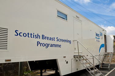Mobile Breast Screening Units are currently in operation at ASDA car parks in Kirkcaldy and Dalgety Bay.