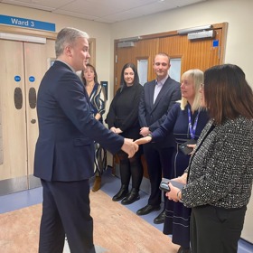 Ward 3 Tom Arthur Handshake