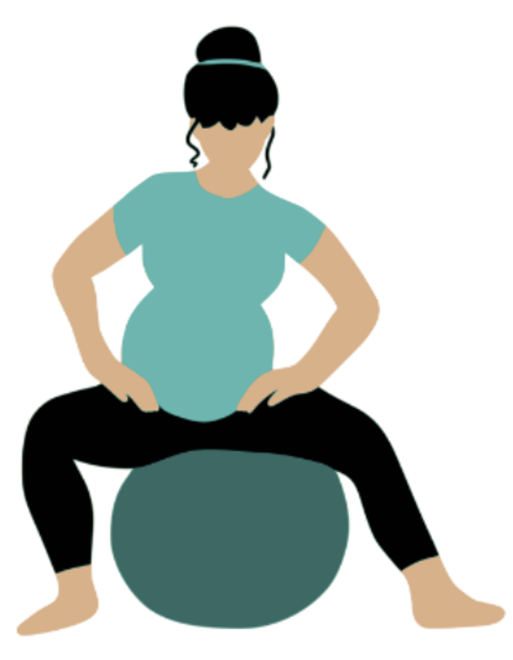 Pelvic Circles On Yoga Ball