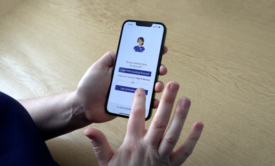 Elsie NHS App on phone