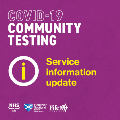 Community Testing Service Information Update