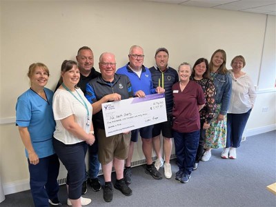 Group Shot With Cheque