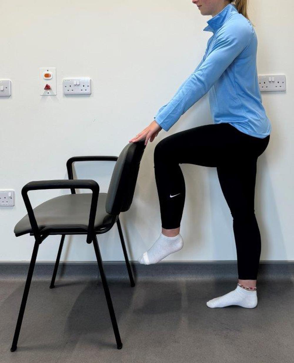 Stand Straight Lift Leg