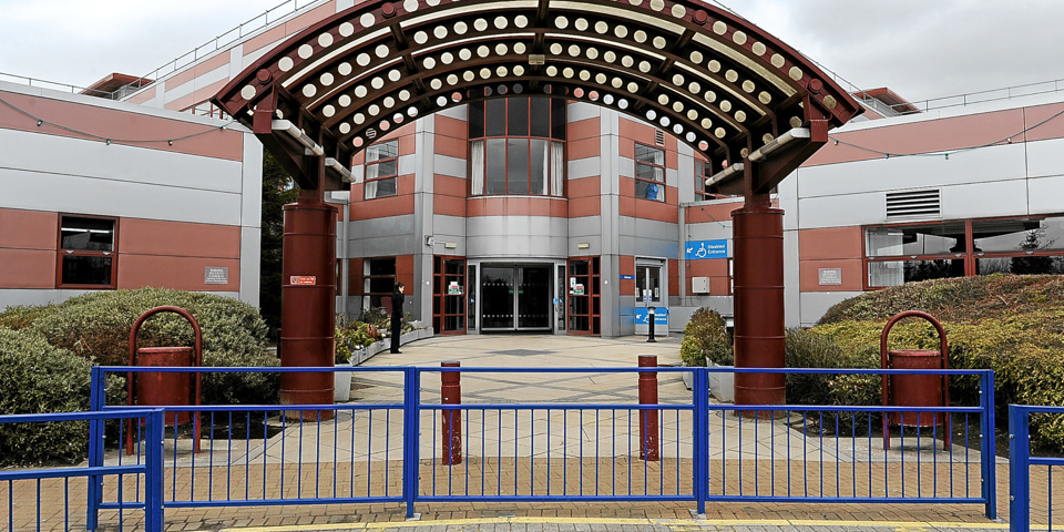 Queen Margaret Hospital entrance