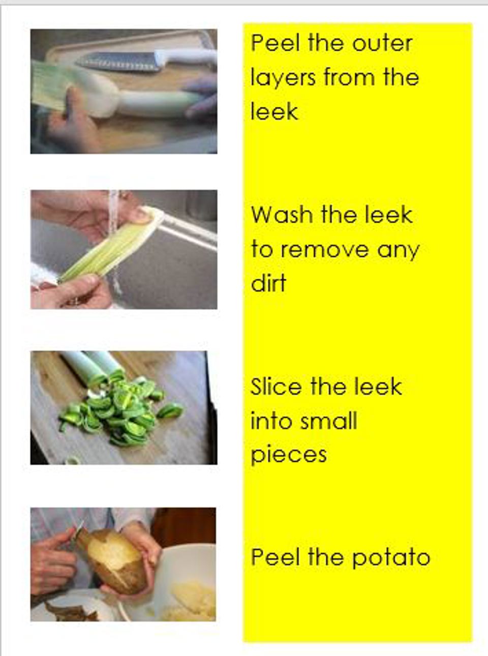 Making Leek & Potato soup Page 2